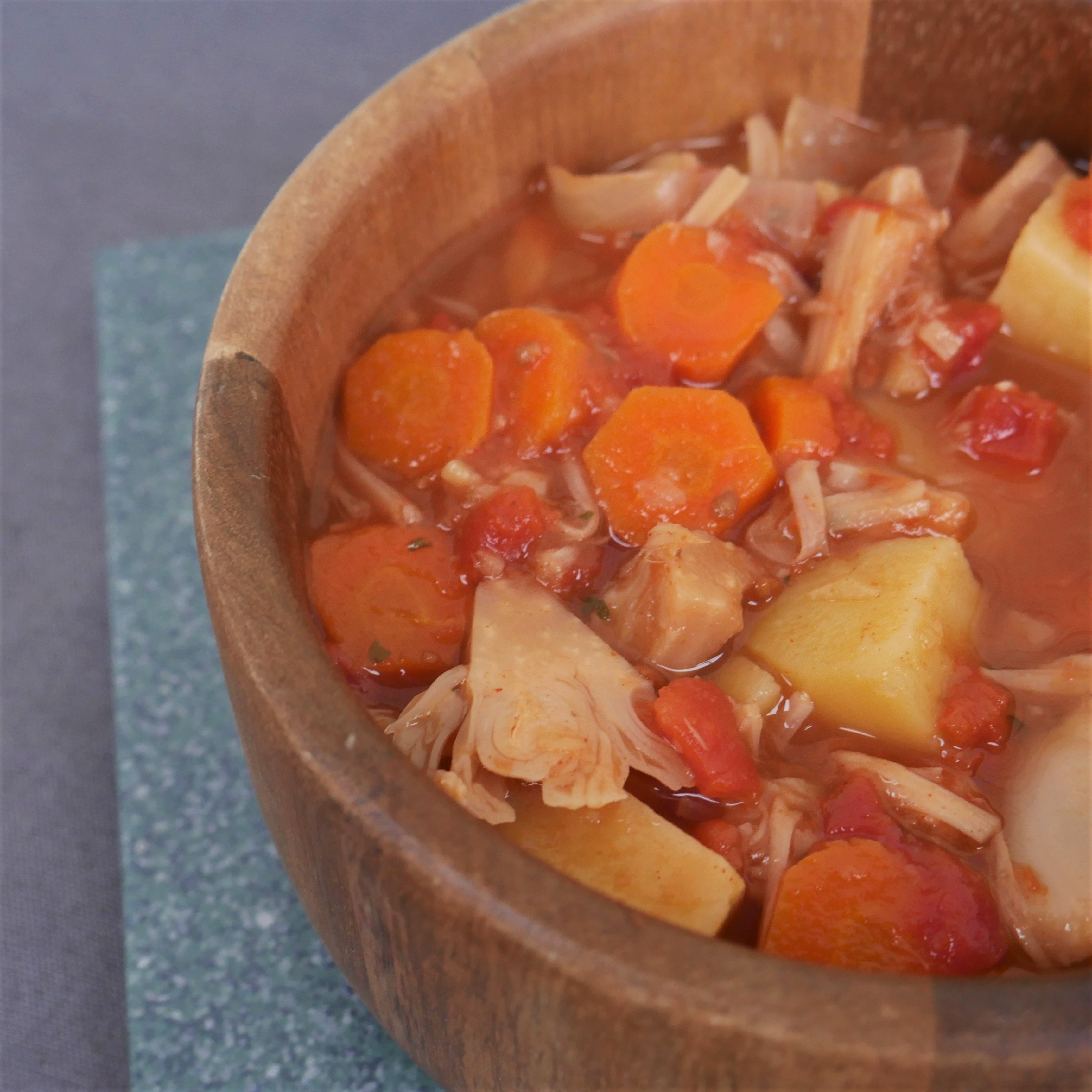 Slow Cooker Jackfruit Stew